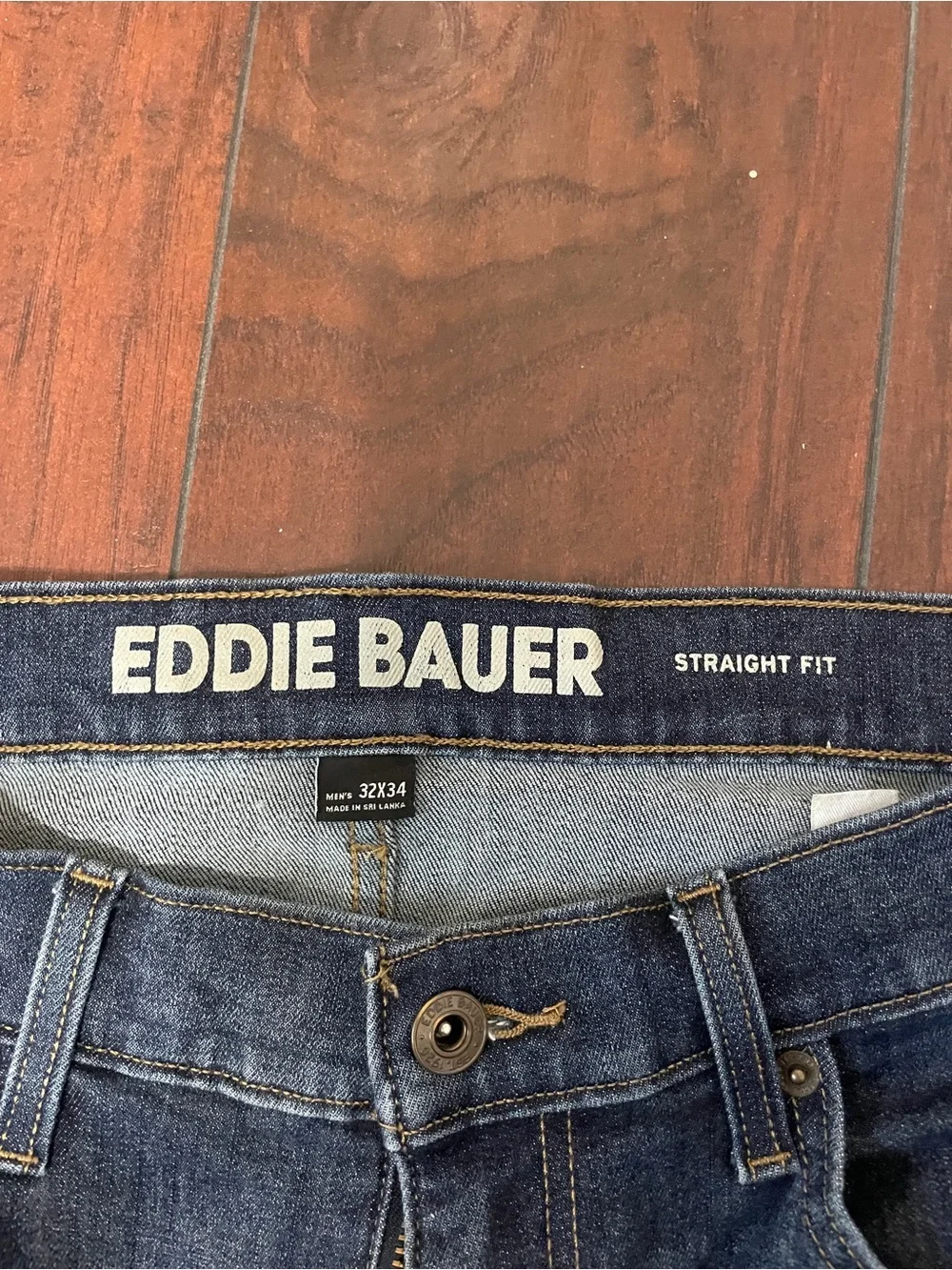 Eddie Bauer Men's Indigo Slim Straight Jeans